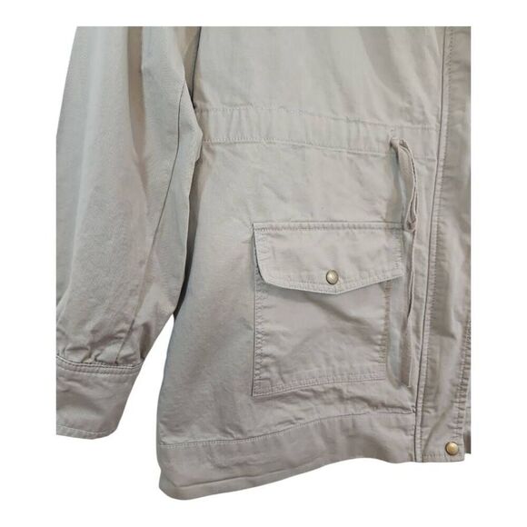 Blu Pepper Vintage Lightweight Tan Eyelet Jacket Size M - Picture 3 of 9